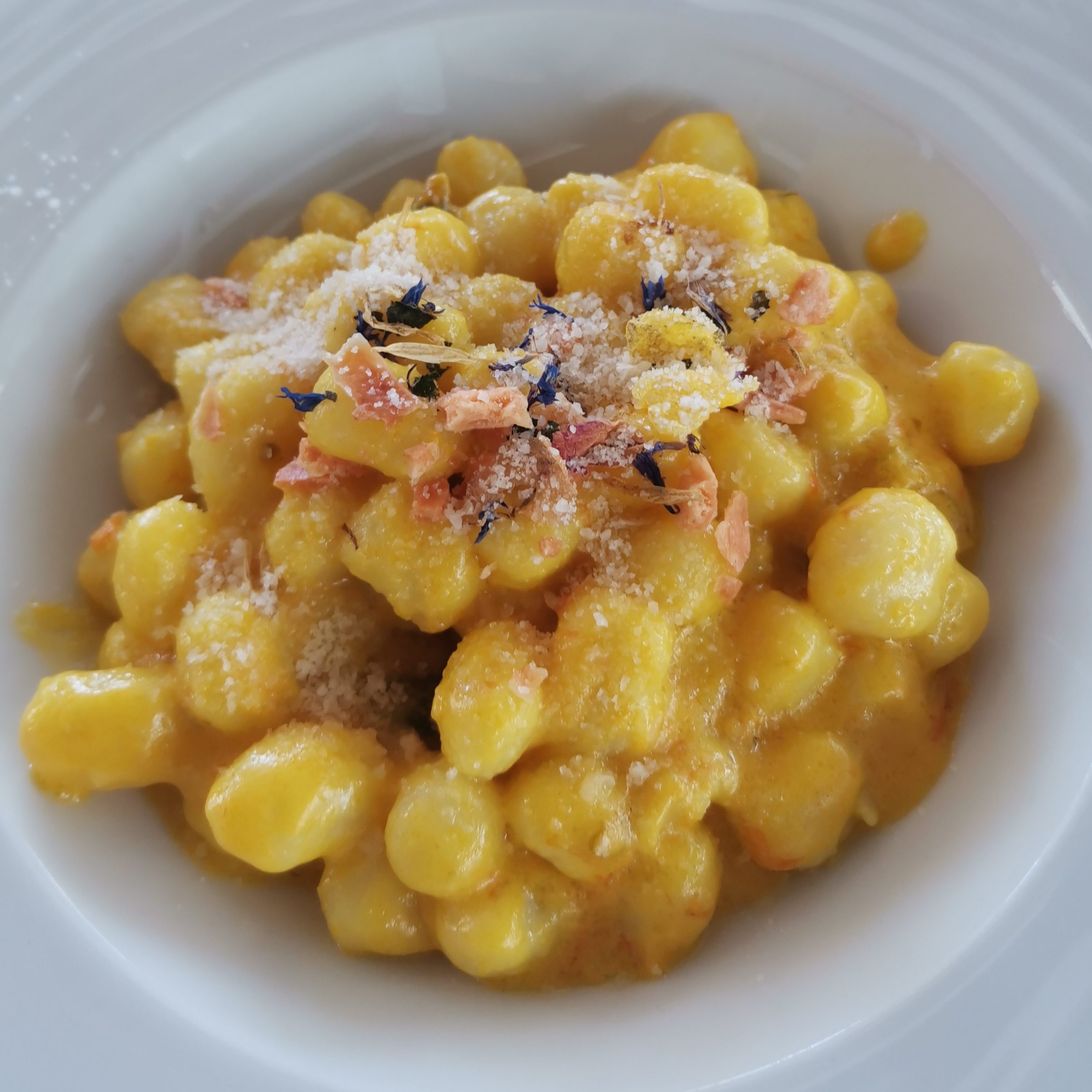 Gnocchi at Restaurant Dolce è la Vita in Sant'Angelo, Ischia island, Italy