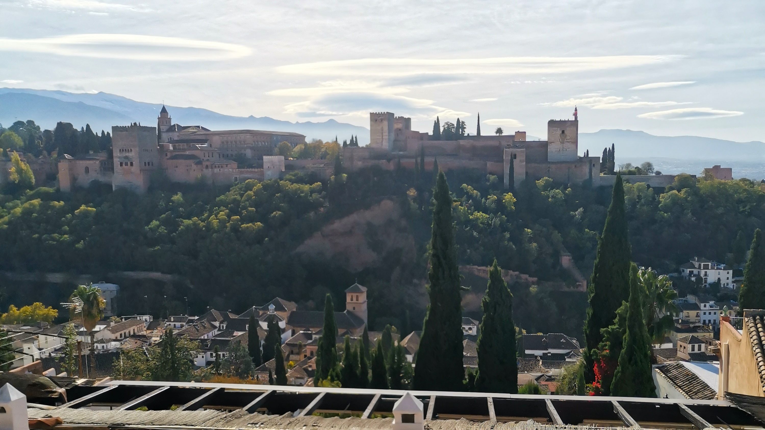 View from the Mirador de San Nicolas, Granada, Spain