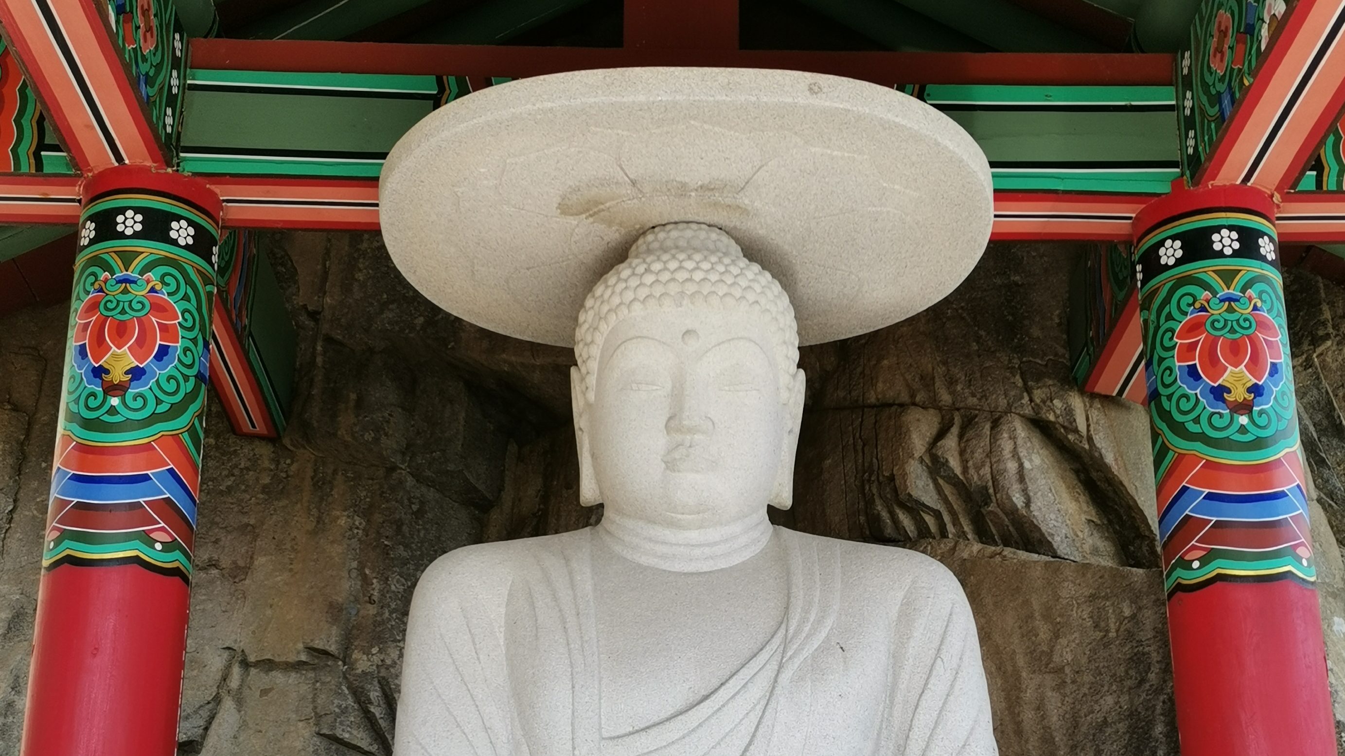Buddha at Haedong Yonggungsa temple in Busan, South Korea