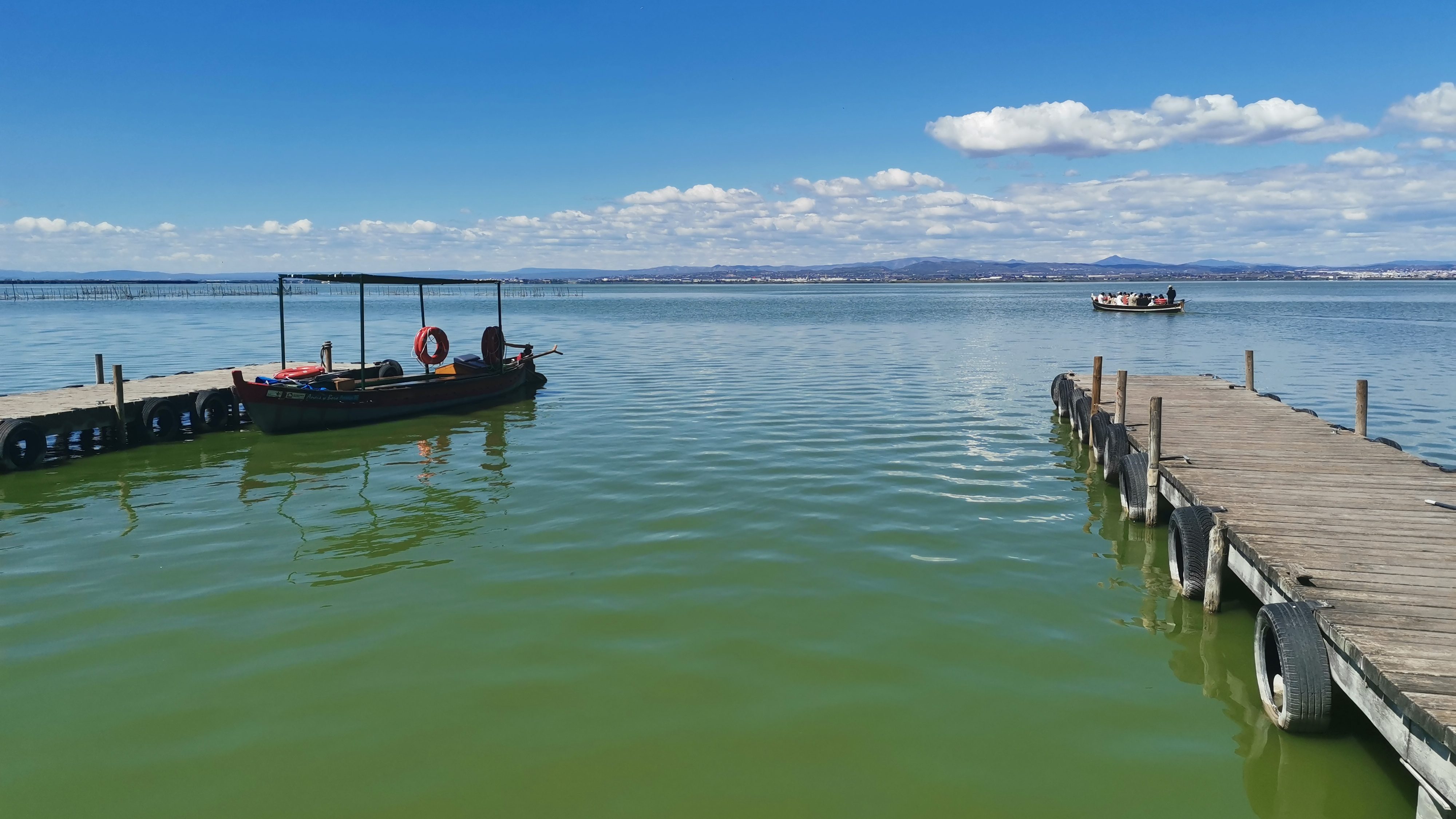 albufera lake at albufera national park